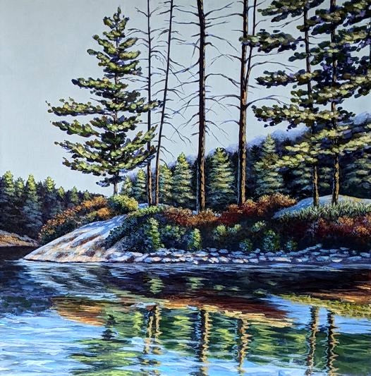 Tranquillity - original painting by Rosalyn Insley