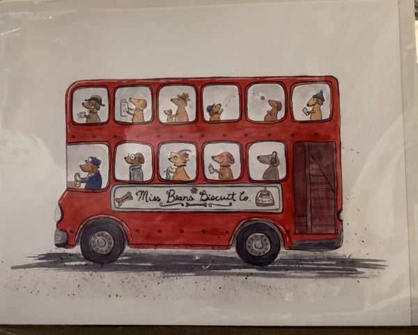 Miss Beans Dog Biscuits print
