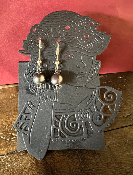 Tranquility earrings - by Leslie Welfare