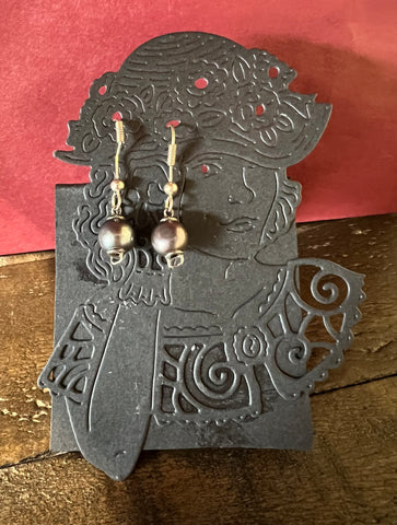 Tranquility earrings - by Leslie Welfare