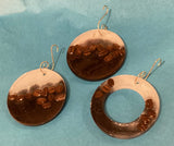 Ornaments of resin by Mary Jane Jarvis