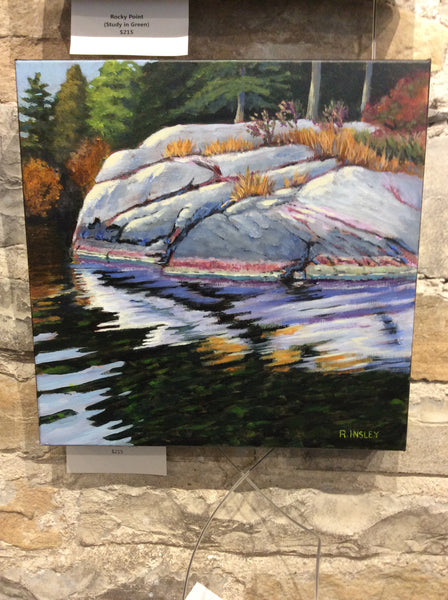 White Rock Point - original painting by Rosalyn Insley