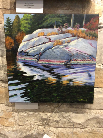 White Rock Point - original painting by Rosalyn Insley