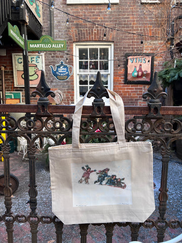 Get Out of the Way ! - Zippered Tote Bag