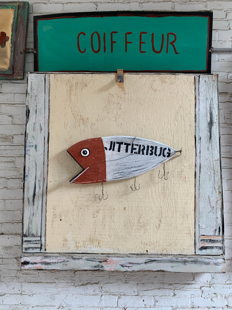 Giant Fishing Lure : The Jitterbug – Martello Alley