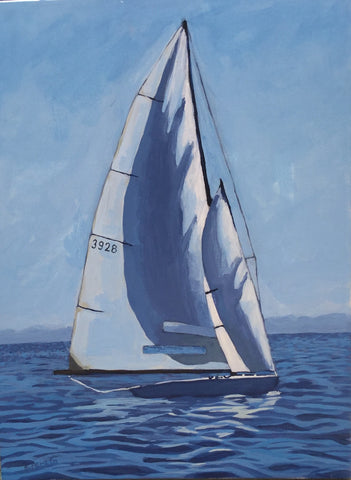 Free Spirit - Acrylic Painting by Martello Alley - Martello Alley