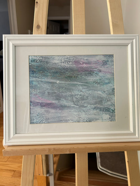 Winter’s Reflections - original painting by Leslie Welfare
