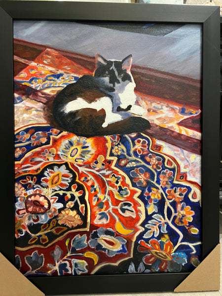 Ruby on the Rug - original art by Pat Shea