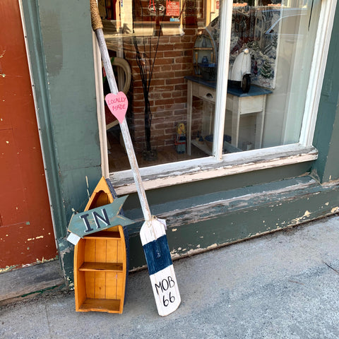 Martello on Brock “66” Oars - Folk art by Stephen Shay - Martello Alley