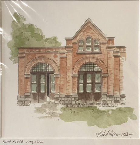 Pump House and Steam Museum Print by Richard Armstrong