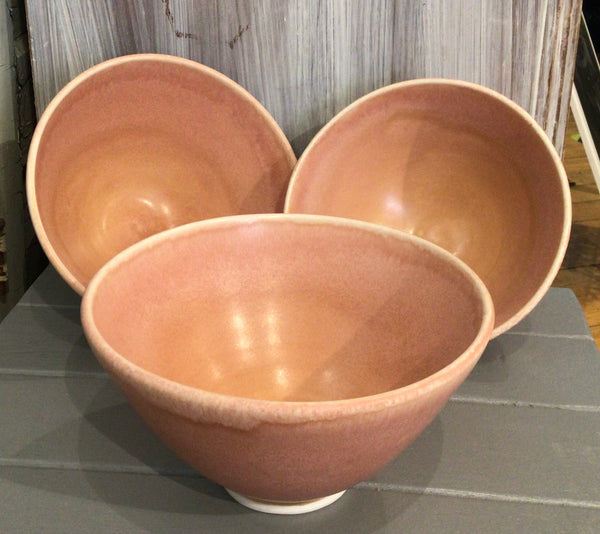 Pink Glaze Porcelain Bowl