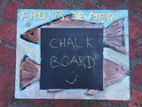 Fruits de mer chalk board -  by David Dossett - Martello Alley