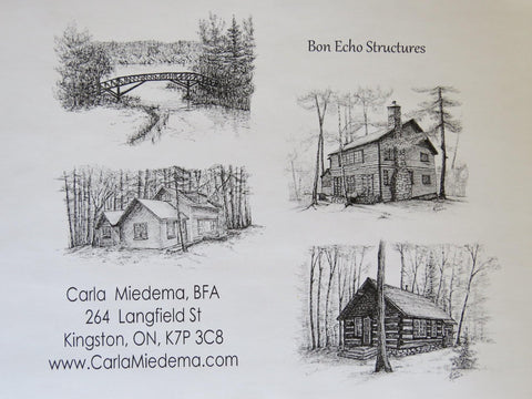 Bon Echo Structures Card pack by Carla -  by Carla Miedema - Martello Alley