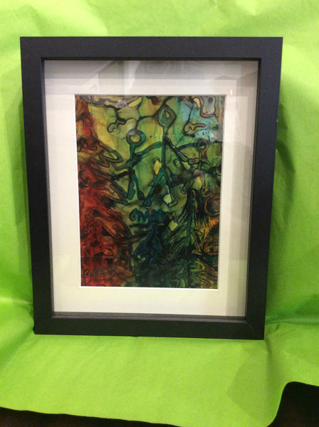 Walk in the Forest - original painting by Carla Miedema