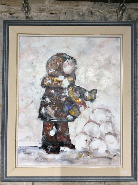 Stacking Up - Acrylic Painting by David Dossett - Martello Alley