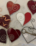Our Cottage Glass:  Stained Glass Heart