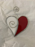 Our Cottage Glass:  Stained Glass Heart