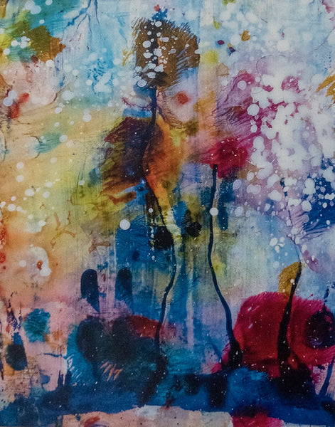 Lady In Blue  8 x 10 Print