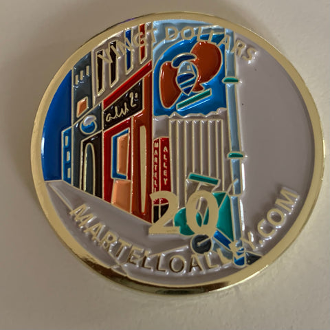 Martello Alley collectable coin (2017)