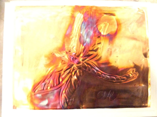 Dragonfly - Copper card by Cathie Hamilton - Martello Alley