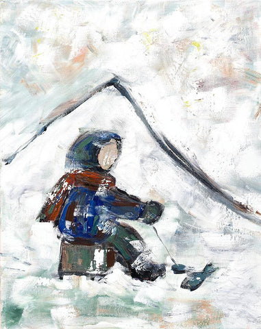 Ice Fishing - Print by David Dossett - Martello Alley