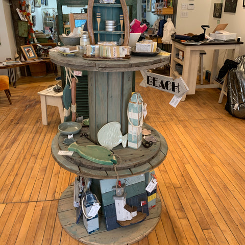 Decorative boats with oars - Folk art by Stephen Shay - Martello Alley