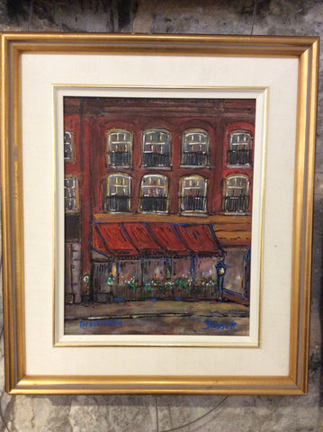 Brock patio Le Chien Noir - original by David Dossett