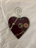 Our Cottage Glass:  Stained Glass Heart