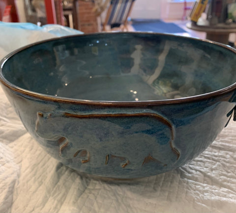 Large bear bowl