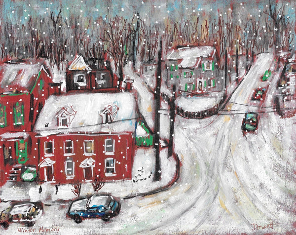 Winter Memory - Painting by David Dossett - Martello Alley