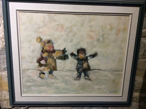 La Leçon - Acrylic by David Dossett - Martello Alley