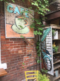 Bicycle at Martello Alley - small screen - Outdoor art - screen by David Dossett - Martello Alley