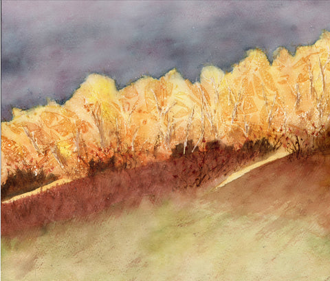Aglow Against the Storm - original painting by Leith Channen