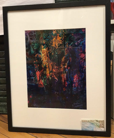 Light in the Forest - original painting by Carla Miedema