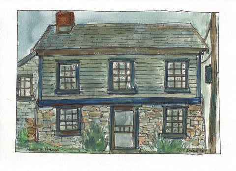 House In Portsmouth - Print by David Dossett - Martello Alley