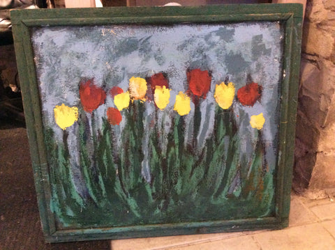 Tulip outdoor art -  by David Dossett - Martello Alley