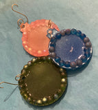Ornaments of resin by Mary Jane Jarvis