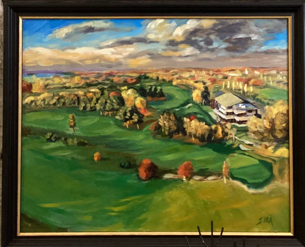 Cataraqui Golf Course - original art by Pat Shea
