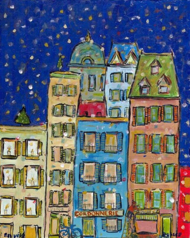 En vÃ©lo - print - Print by David Dossett - Martello Alley