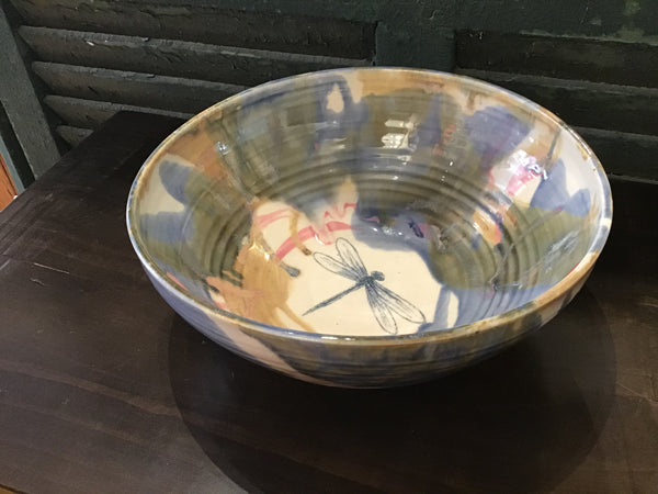 Bailey-Brown Medium bowl with dragon fly