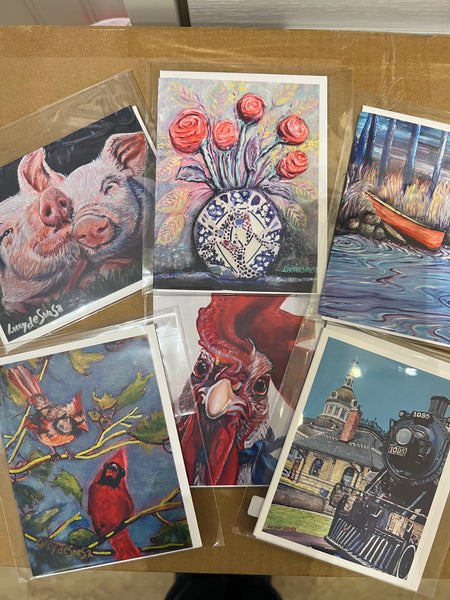 Assorted Small Cards, art cards by Lucy De Sousa