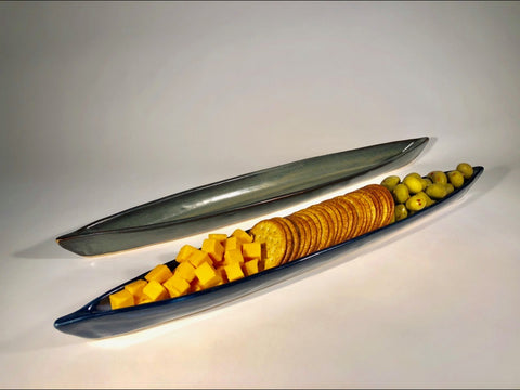 Maxwell Pottery  KAYAK APPETIZER SERVER