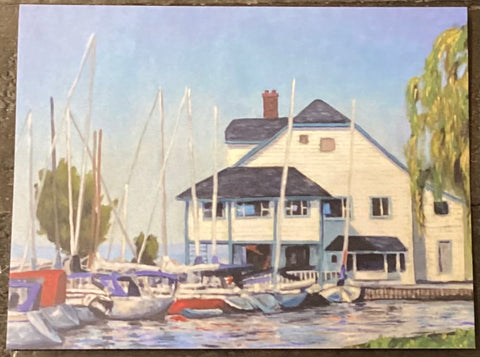 Yacht Club (card) by Pat Shea