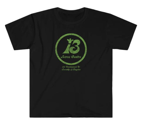13 Acres Unisex Softstyle T-Shirt Black / M,L,XXL,