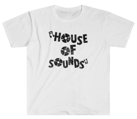 House of Sounds Unisex Softstyle T-Shirt White / L, X Large, XXL